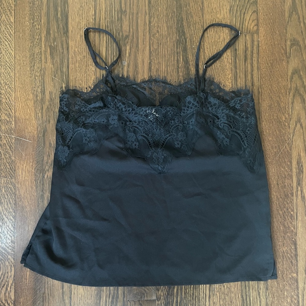 Lulus black lace tank